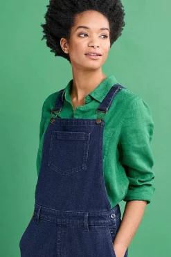 Seasalt Cornwall Trousers & Shorts<Rock Arch Dungarees Marine Overdye Tide