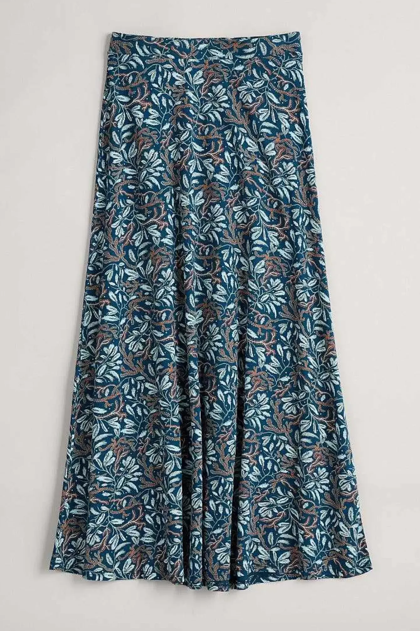Seasalt Cornwall Skirts<Rose Jersey Skirt Flowing Reeds Raincloud