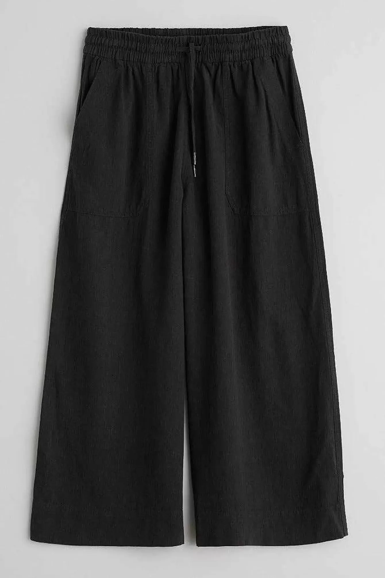 Seasalt Cornwall Trousers & Shorts<Sea Heart Linen Blend Culottes Onyx