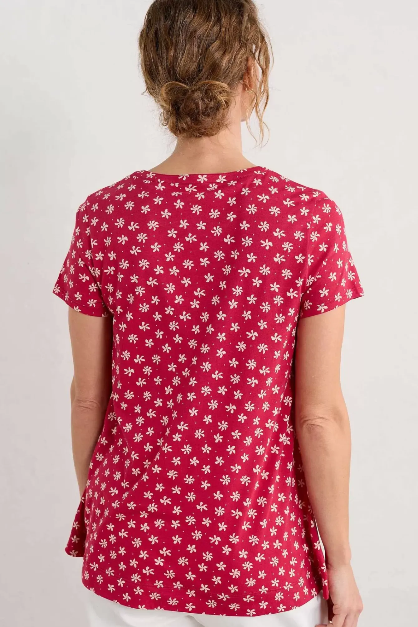 Seasalt Cornwall Tops<Short-Sleeved Risso Top Seadance Ditsy Rudder