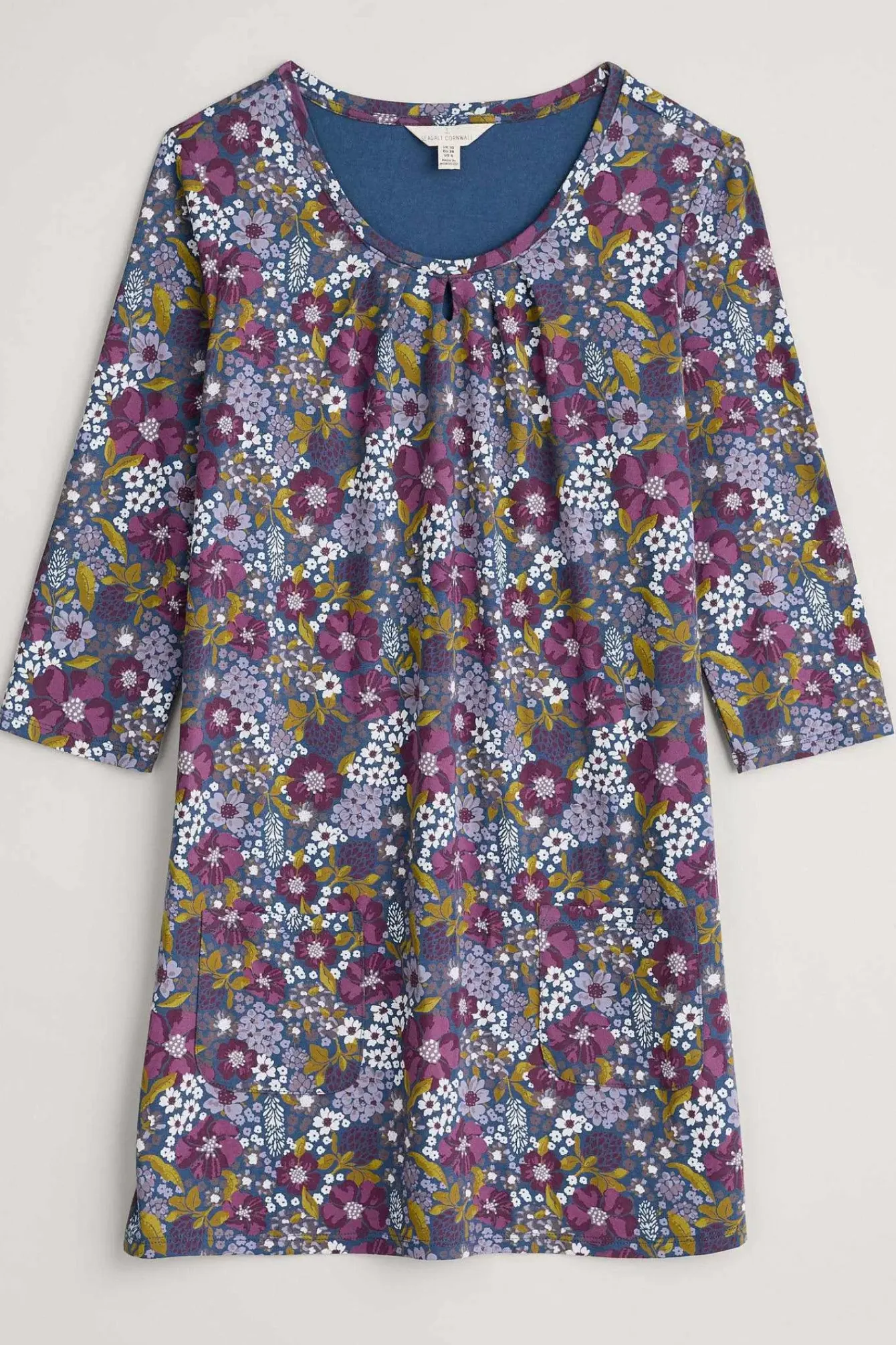 Seasalt Cornwall Tunics<Star Dance Jersey Tunic Dense Floral Squall