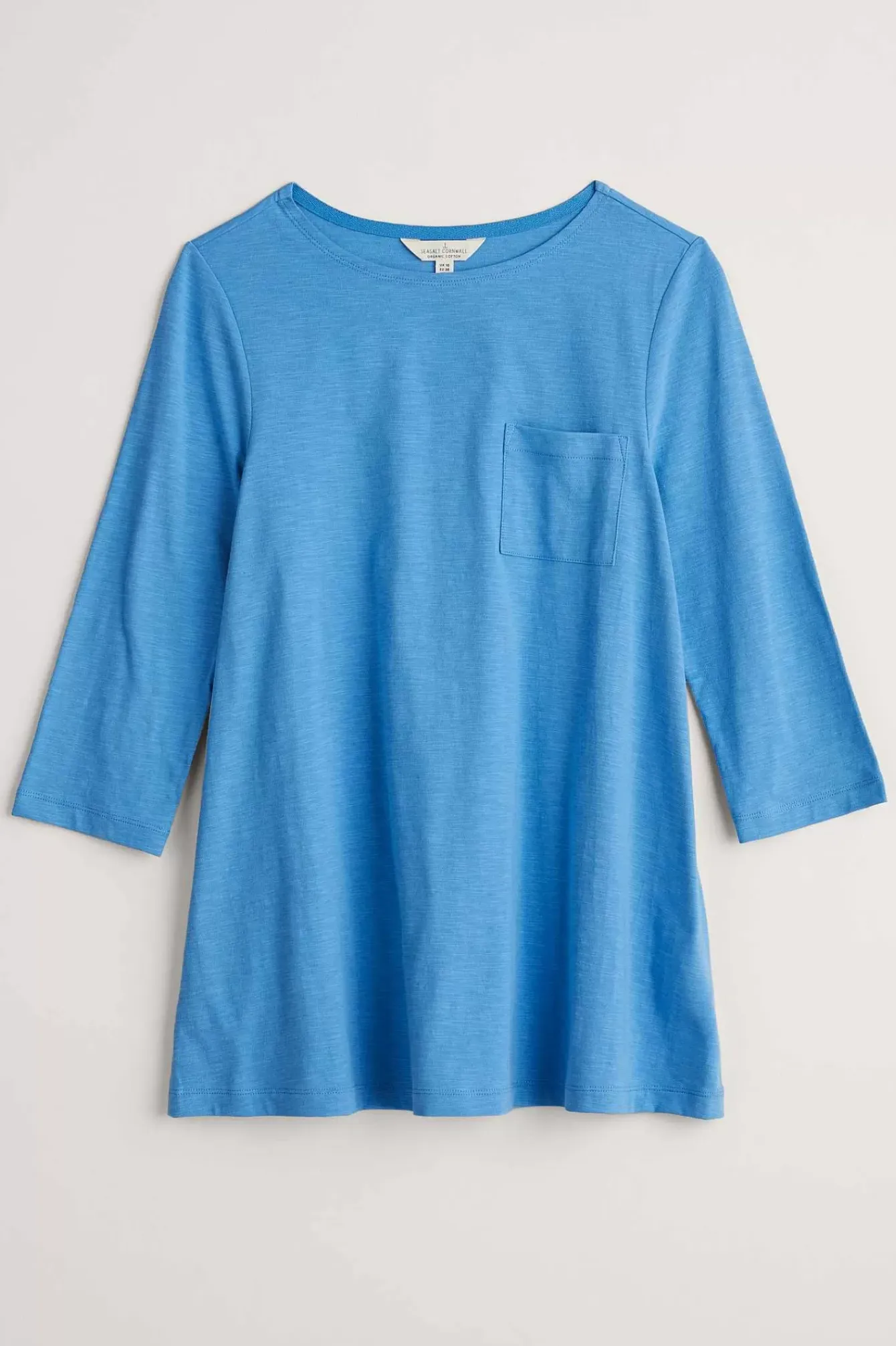 Seasalt Cornwall Tops<Tregonning 3/4 Sleeve Top Clear Sky