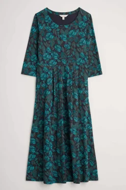 Seasalt Cornwall Dresses<Veronica Midi Dress (Gots) Tapestry Bloom Loch