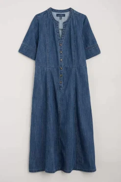 Seasalt Cornwall Dresses<Wightwick Midi Dress Mid Indigo Wash