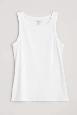 Seasalt Cornwall Tops<Wild Plain Organic Cotton Racerback Vest (Gots) Salt