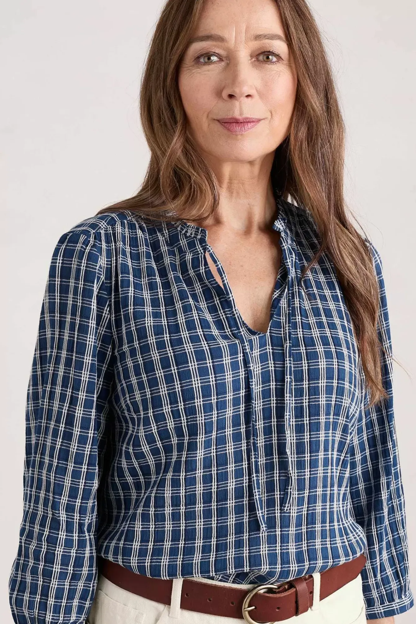 Seasalt Cornwall Tops<Winnard 3/4 Sleeve Top (Gots) Betony Squall