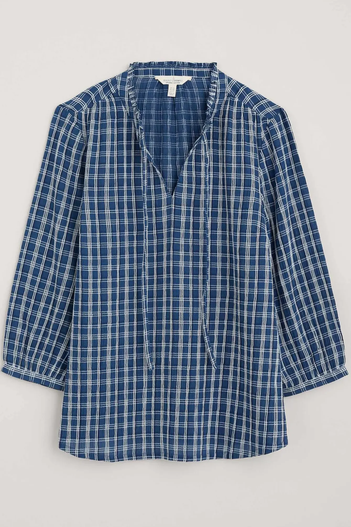 Seasalt Cornwall Tops<Winnard 3/4 Sleeve Top (Gots) Betony Squall