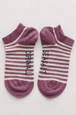 Seasalt Cornwall Socks & Tights<Women's Sailor Trainer Sock Starling Scatter Maritime