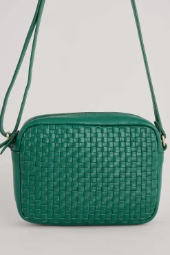 Seasalt Cornwall Bags<Woven Sea Fan Leather Cross-Body Bag Copse