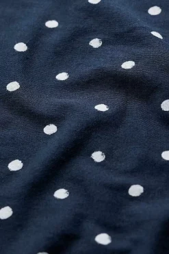 Seasalt Cornwall Tunics<Wren Jersey Tunic Little Sponge Spot Maritime